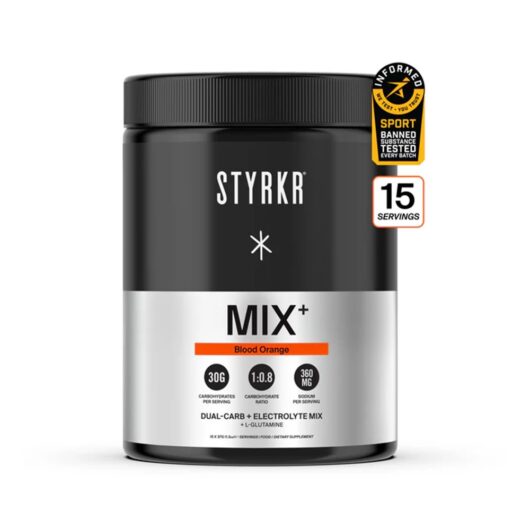 Styrkr MIX+ Dual-Carb & Electrolyte Mix Tub (15 Servings)