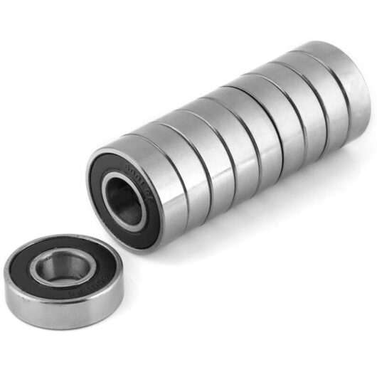 10 pieces multi-purpose ball bearing with rubber seal, deep groove 6001-2RS (12 x 28 x 8 mm)