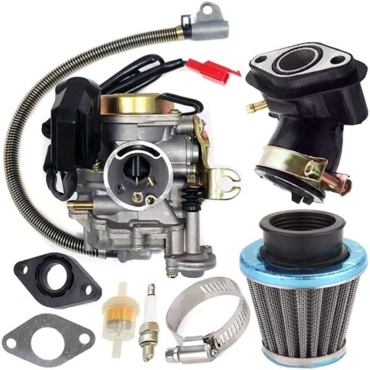 139QMB Carburetor Kit Fit for GY6 50CC 49CC