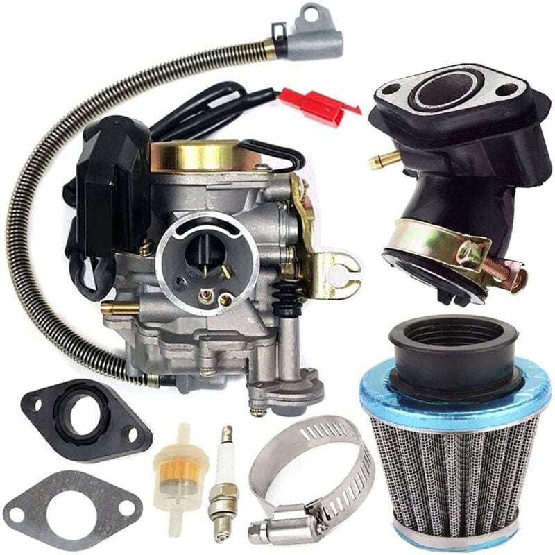 139QMB Carburetor Kit Fit for GY6 50CC 49CC