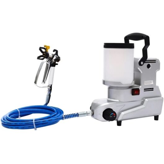 1600W Airless Paint Sprayer 120MPa, High-pressure Airless Sprayer with Sprayer Gun, for furniture, shutters, indoor ceilings, indoor walls spraying