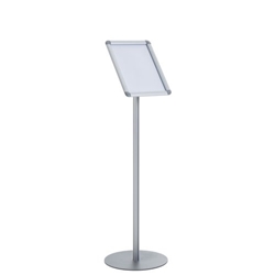 Bi-Office Curled Snap Display with Stand Aluminium Structure A3