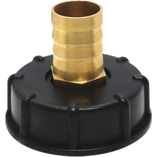 1000L Tank Quick Release Nipple, Multitank Fitting, Brass Hose Connector, IBC Tank Adapter (20mm)