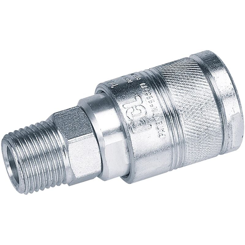 1/2 bsp Male Thread Air Line Coupling (25857) - Draper
