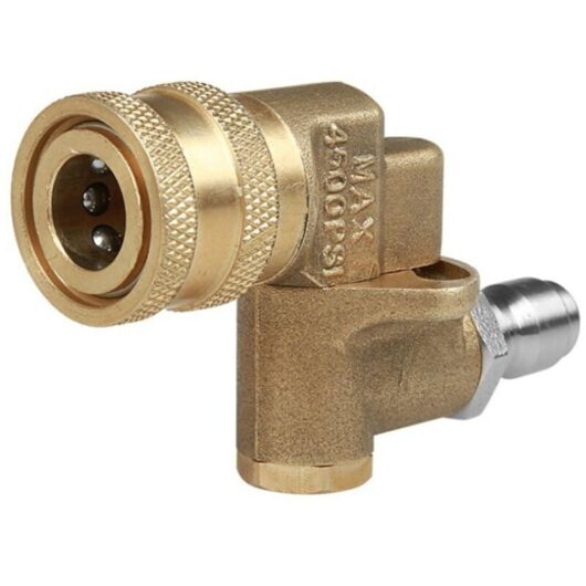 1/4" Pressure Washer Swivel Fitting with Quick Connectors and Adapters, Cleaning Tool for Connecting Swivel Joints