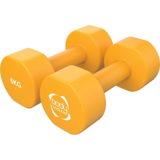 2 x 6KG Neoprene dumbbells