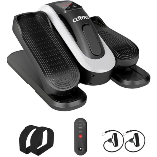 Centra Under Desk Elliptical Machine Bike Foot Pedal Exerciser 15 Speed Remote