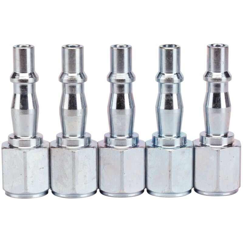 Draper 5-Pack 1/4" BSP Female Coupling Screw Adaptors (Model P 81297)