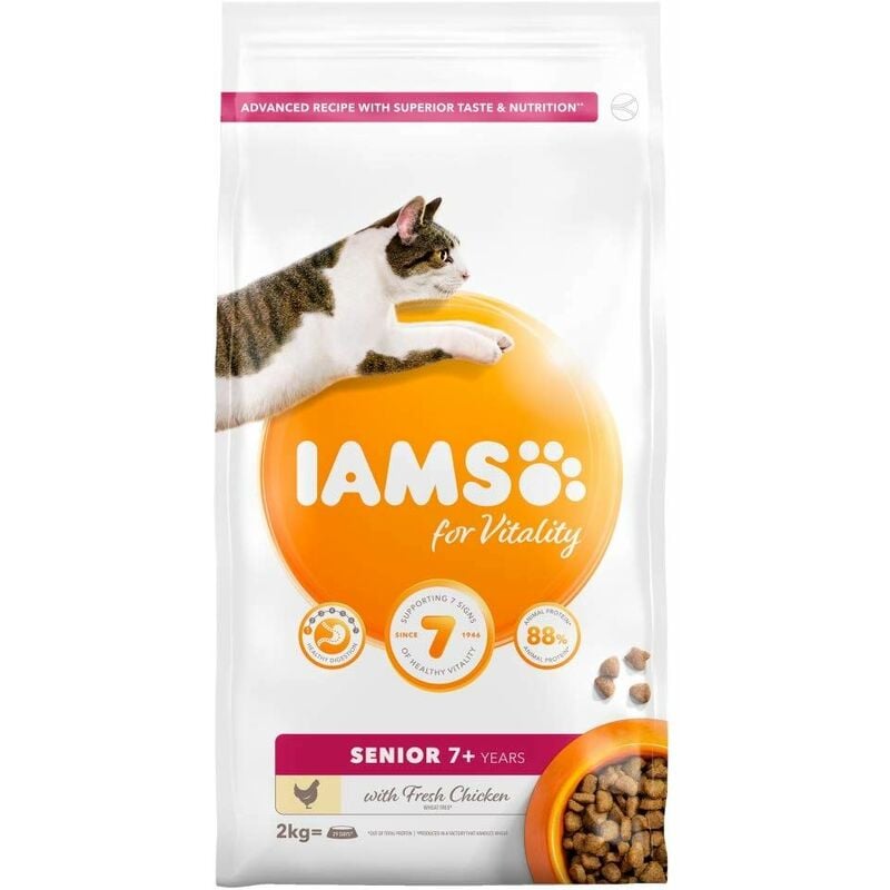Spectrum - Iams Vitality Senior Cat Food Chicken 2kg - 260747