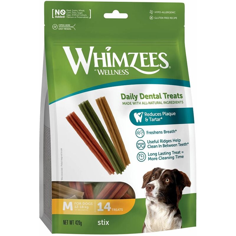 Whimzees Stix Pre Pack - med - 289921