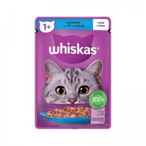 Whiskas 1 Cat Food Tuna In Jelly 85g Pouch Pack of 28 505406 RTC15525
