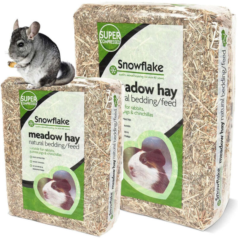 1 x 1.5kg Premium Dried Meadow Hay Grass For Small Animals Fresh Natural Feed