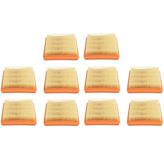 10 Pack, Air Filter Part 4180-141-0300 Fits Many Stihl String Trimmer Models for FS89 FS91 FS111 FS131 4180 141 0300