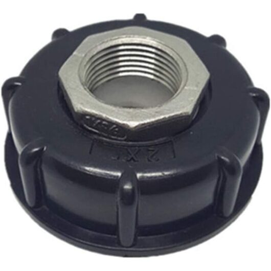 1000L IBC Container Adapter Tote Tank Drain Adapter Stainless Steel Spout Fittings Replacement Irrigation Switch Connectors Tools (3/4"inner wire)