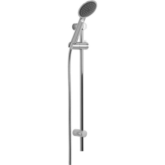 19mm Round Shower Rail & 1 Setting Shower Head - Aquariss