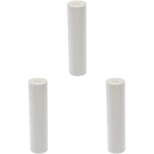 20µ extruded filter cartridge for filtering impurities from domestic water - Fits standard 10" cups - Cartridge life: 6 months (pack of 3)