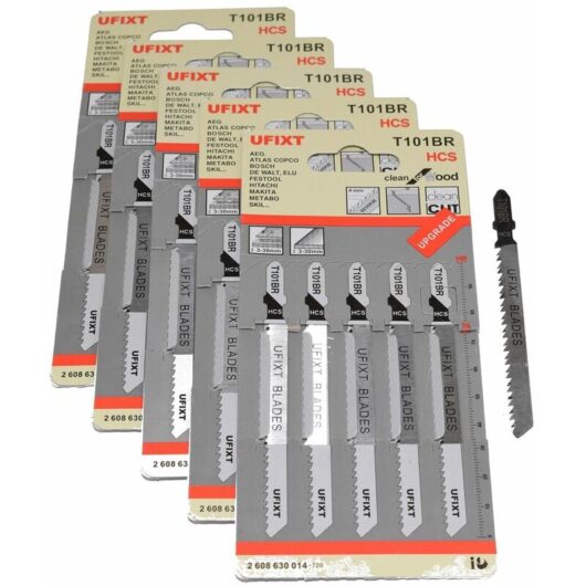 25 x Jigsaw Blades T101BR Laminates and Veneers hcs Fits Elu