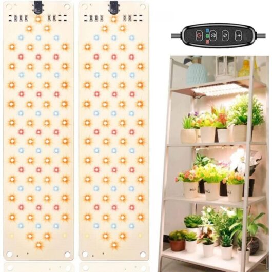2PCS) led Plant Lamp, Plant Light, 540 led Plant Light Grow Light Full Spectrum for Indoor Plants with Timer, 10 Kinds of Brightness