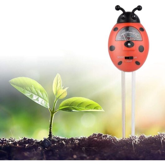 3 in 1 Soil Tester Moisture Meter, Light, PH, for Plant Soil, Ideal for Garden, Farm, Lawn, Indoor and Outdoor (No Battery Required)