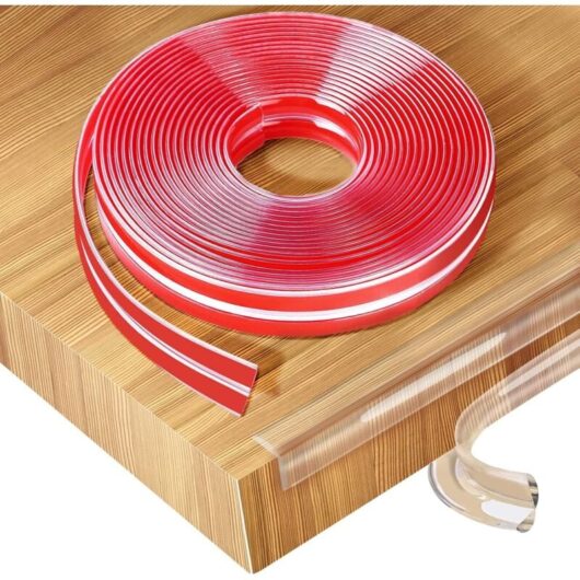 6m anti-collision protection strip for furniture, corner and edge protection, soft edge protection
