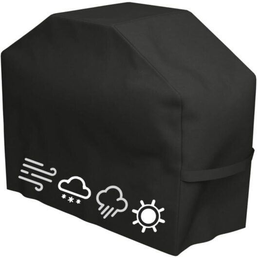 Plancha Cover, Outdoor Barbecue Cover, Outdoor Barbecue Tarpaulin, 210D Oxford BBQ Protection Suitable for Anti-Wind/Sun/Water, Cover Fits Most