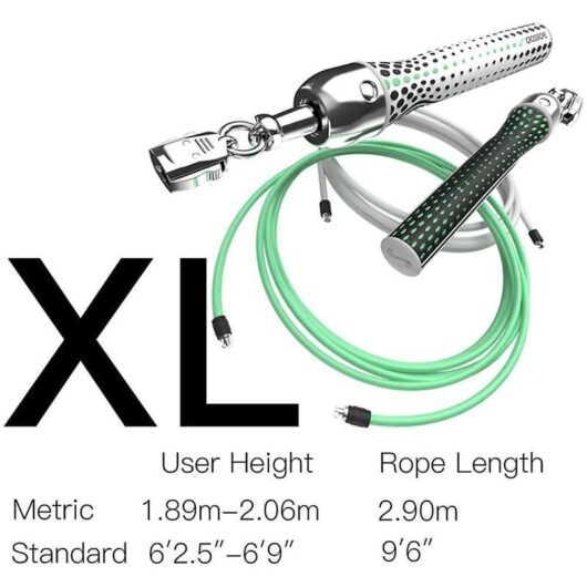 Weighted Jump Rope Skipping Rope, High Speed Weighted Self-locking Screw Jump Rope Skip Training Fitness3