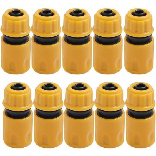 10pcs Garden Hose Connectors, Garden Hose Fittings, Plastic Quick Connect Watering Fittings, Watering Connector, Watering Nozzle, Hose Connector,