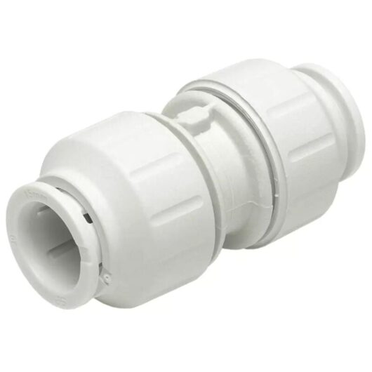 John Guest Speedfit Straight Coupler 15mm (Pack of 3)
