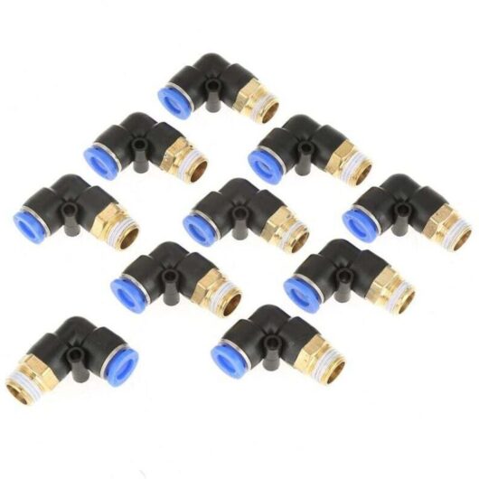 10-piece pneumatic elbow quick connector air fittings adapter 8mm diameter G1/4 thread set