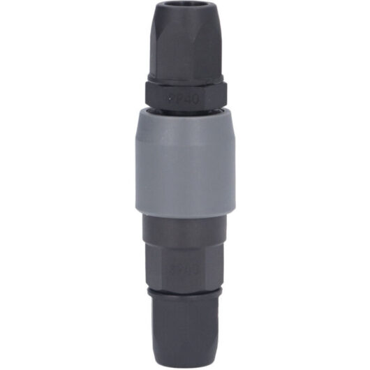 10 pieces type C pneumatic fittings in plastic and steel self-locking PU tube quick connector compressor accessories (SP40 + PP40 12x8mm 1/2in thread)