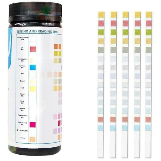 14-in-1 Drinking Water Test Kit, Water Quality Test for Well and Tap Water, 50 Pieces