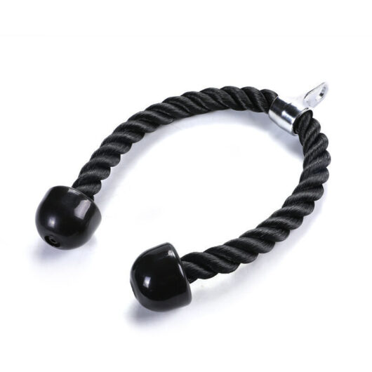 27" Triceps Rope, Black, Bodybuilding Rope, Bodybuilding Accessory, Sports Training Accessory, Pull-Up Handle