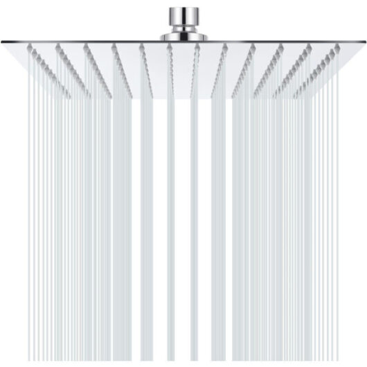 30x30 cm square stainless steel immersion shower head