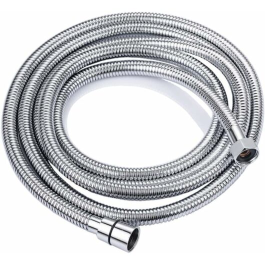 3M Stainless Steel Anti-Twist Shower Hose, Universal G 1/2 Standard Fitting Shower Hose, Bathroom Accessory, Fits All Shower Heads