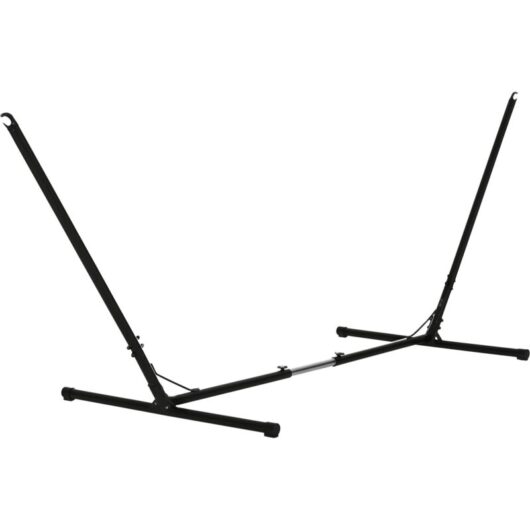 Outsunny 12ft/3.8m Hammock Stand Adjustable Universal Fit Garden Camping Picnic