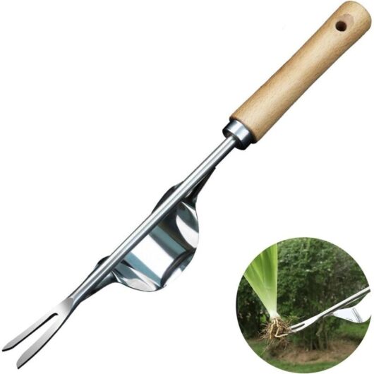 Weeders and weeding tools - Heavy-duty weeding tools with hanging hole - Dandelion weeding tools for lawn and garden tools (U-shaped)