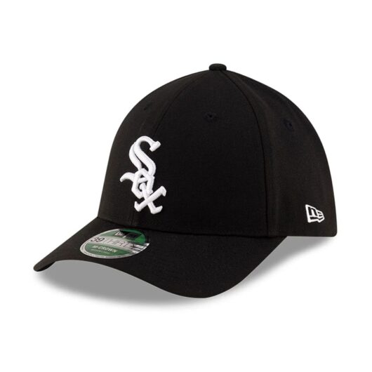 White Sox MLB Player Replica Black 39THIRTY M-Crown Stretch Fit Cap New Era Cap adult unisex