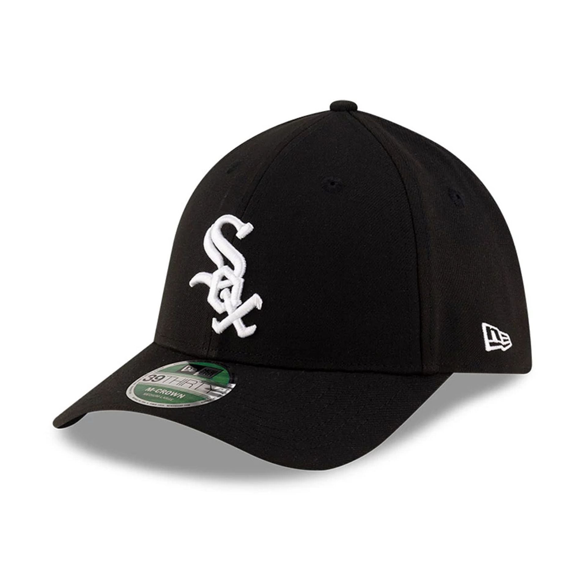 White Sox MLB Player Replica Black 39THIRTY M-Crown Stretch Fit Cap New Era Cap adult unisex