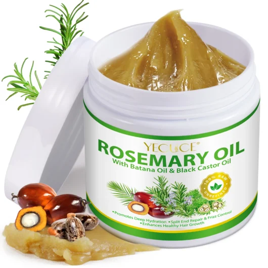 Wholesale Organic Solid Rosemary Hair Growth Oil Cream100% Natural Raw Rosemary Oil Ointment for Thin Hair with Batana