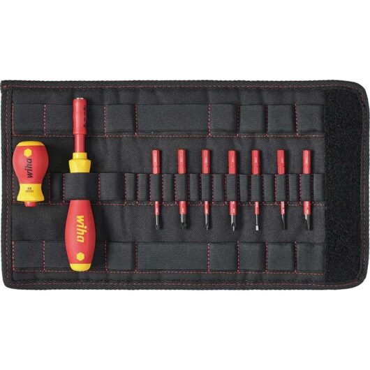 Wiha 10 Piece VDE Softfinish Slimvario Screwdriver Set