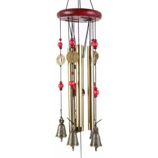 Wind chime made of metal tubes, beautiful wind chime for home and garden decoration