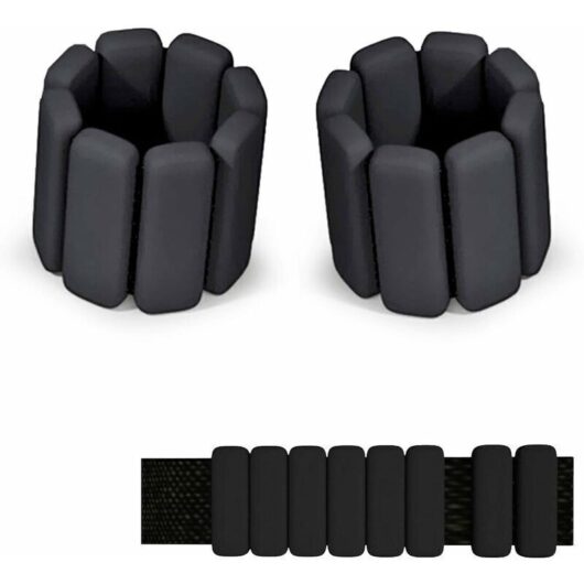 Wrist Weights, Ankle Weights for Strength Training, Each Pair 2 LB, Adjustable Leg Bracelet, Portable Bracelet Ring for Gym Fitness Exercise Walking