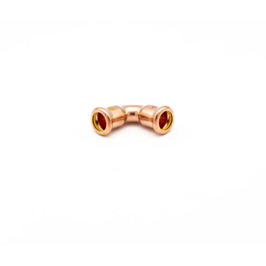15mm PrimaPress Copper 90° Elbow - Gas, WRAS Approved Fitting