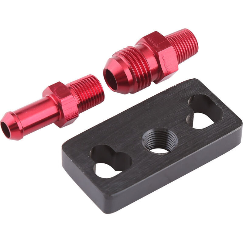 1/8 NPT A Fuel Rail Pressure Regulator for Fuel Line with Fittings, Car A for Crucial Fuel Pressure Regulation.