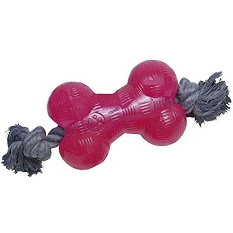 Dog toy - GLORIA - Bone rope - 8.89 cm - Very durable - Flexible - Interactive