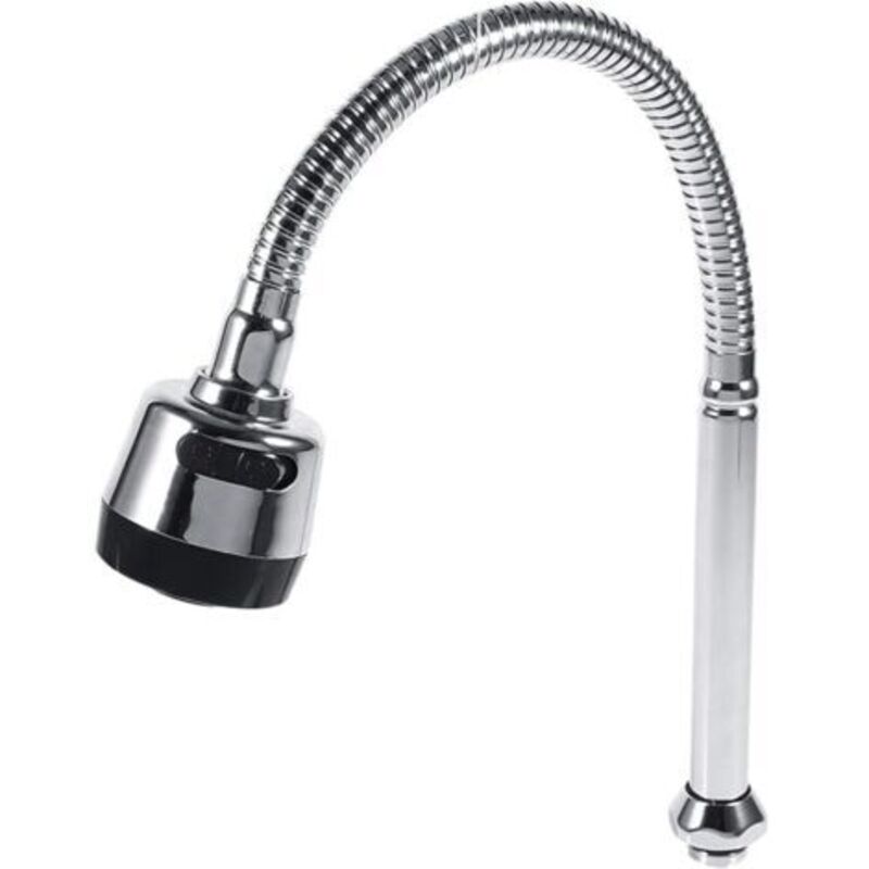 1 Pcs 304 Stainless Steel Faucet with Swivel Spout for Kitchen Sink - Replacement Part Fits G1/2" Fittings