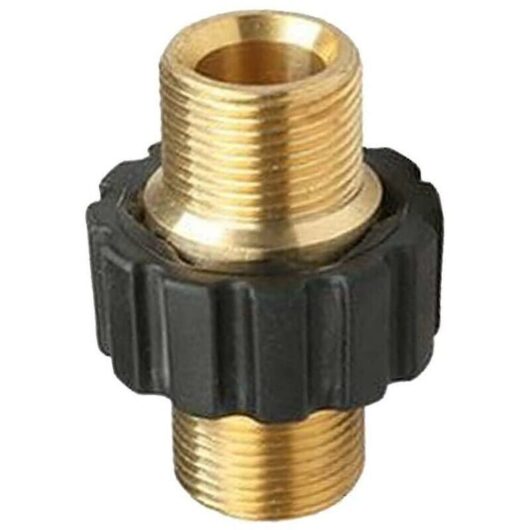 1 piece High Pressure Nozzle Adapter Fitting, in brass M22 x 1.5 mm, for Kärcher cleaners and other compatible brands