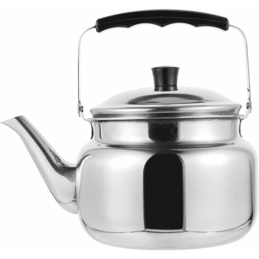 1. 5L Whistling Kettle with Strainer, Stainless Steel Teapot, Induction Compatible, Tea Kettle, Whistling Kettle for Kitchen, Gas Stove, Camping
