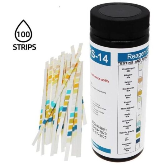 100 Urs-14T reactive urine test strips, 14-parameter urine test strips