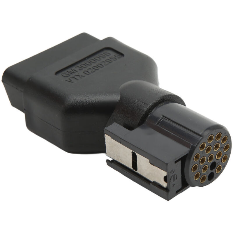 16-pin connector, Diagnostic tool, Connect accessory for scanner, Plug and Play style, made of high-strength ABS plastic, professionally manufactured.